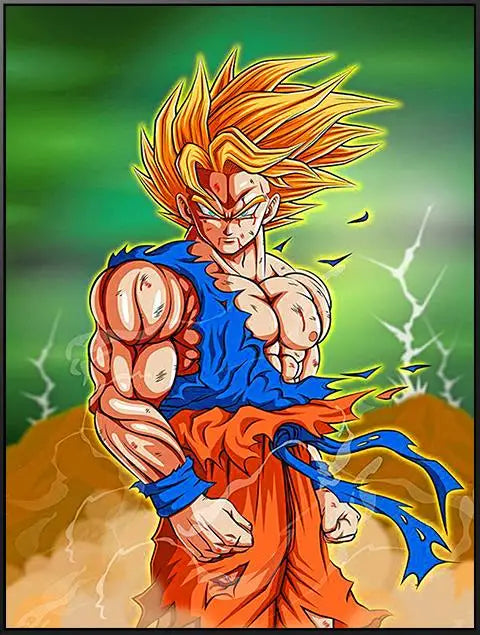 Japanese Anime Canvas Painting Dragon Ball Z Goku Cartoon Posters Print Mural Pictures Wall Art Children's Room Home Decor Gifts