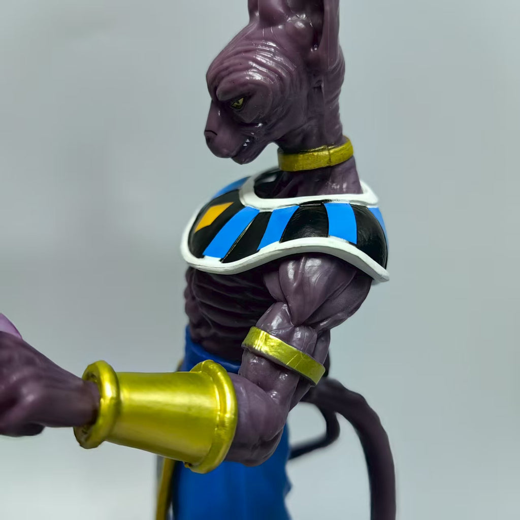 Dragon Anime Character Beerus, Destroyer of All, Seven Dragons, Vish, Goku, GK Figure, with Base Version, Anime Figure, Anime Collectible, Anime Action Figure