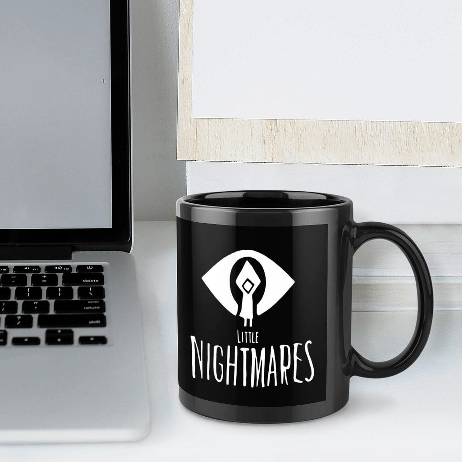 1pc Little Nightmares Video Game Mug - Officially Inspired Ceramic Coffee Cup with Iconic Characters & Logo, Hand Wash Only, Collectible Gift for Fans, Compatible with Little Nightmares 1 & 2