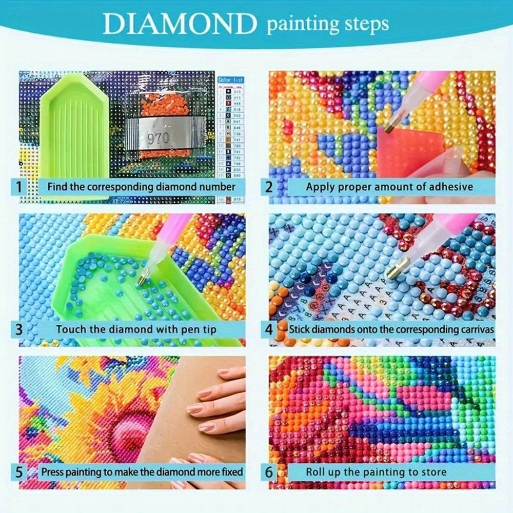1pc 29.97x29.97cm Five Nights At Freddy DIY diamond painting kit, various patterns round diamond art kit, round diamond accessories, frameless art painting home wall decoration gifts