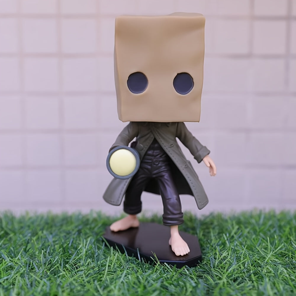 Big Shot Little Nightmare Six Nome Handmade PVC Figurine - Halloween Party Decoration, Indoor/Outdoor Use, No Electricity Needed, Durable Collectible Model for Home & Garden Decor, Halloween Decorations, Best for Christmas, P