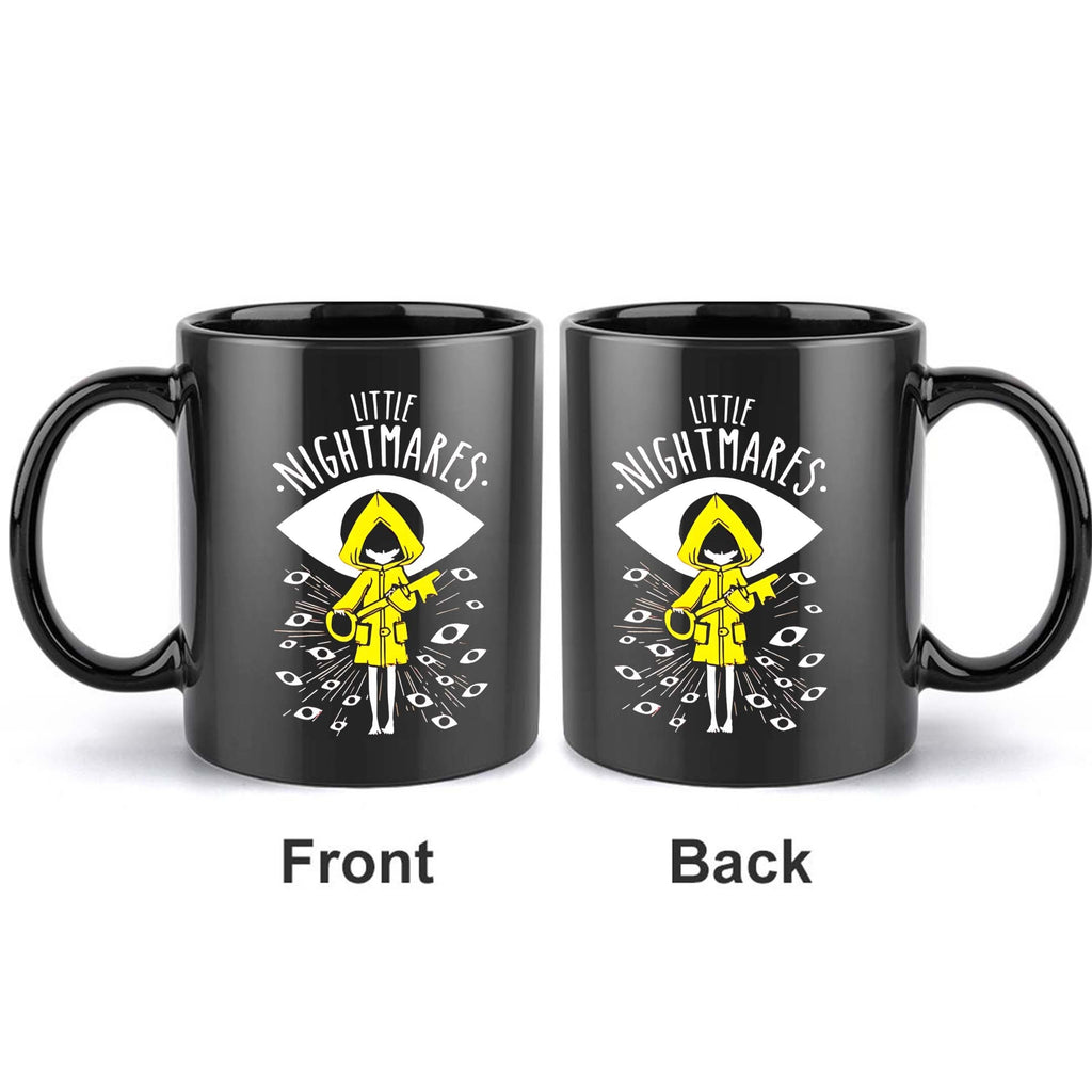 1pc Little Nightmares Ceramic Coffee Mug, 11oz, Hand Wash Only, Reusable, Multipurpose, Ideal for Christmas & New Year Gifts, with Eye Design, for All Seasons, Coffee Bar Accessories