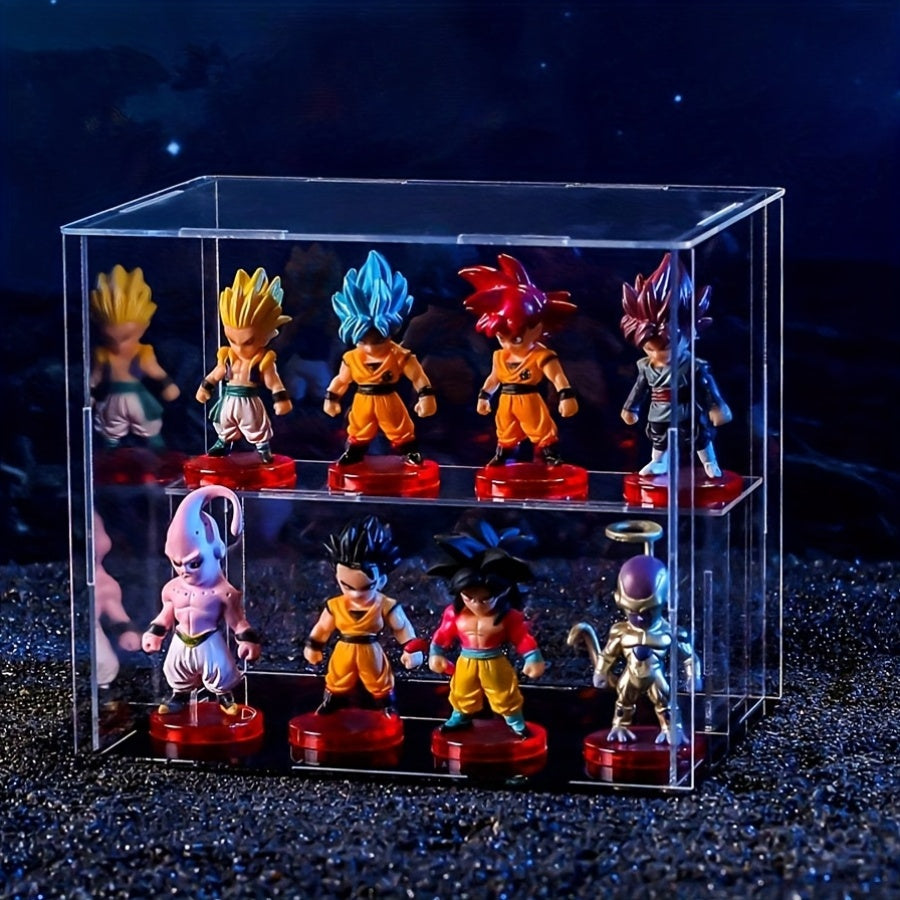 8pcs Set of Anime Dragon Ball Super Saiyan Goku, Vegeta, Broly 2nd Generation PVC Action Figures - Collectible Models for Halloween & Christmas, Vibrant Colors, Perfect For Display Or Gift