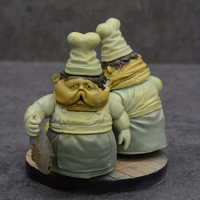 Anime Figure Scene Ornaments - Cute Anime Action Figure Collectible Statue Model Doll with Expressive Eyes & Dynamic Pose, Durable PVC Construction