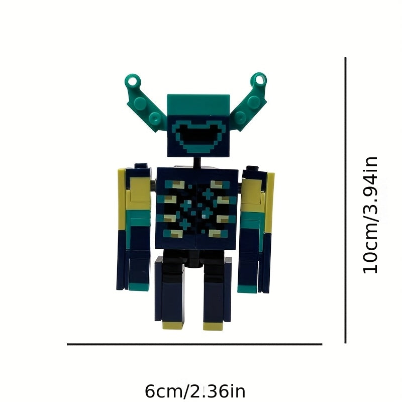 Deep Blue Castle Guardian, Made of Durable Material, Perfect for Desktop or Bedroom Decor, Ideal Gift for Easter, Thanksgiving, Christmas, or Birthday.