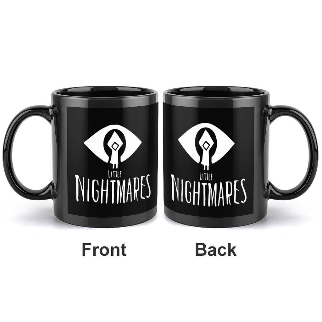 1pc Little Nightmares Video Game Mug - Officially Inspired Ceramic Coffee Cup with Iconic Characters & Logo, Hand Wash Only, Collectible Gift for Fans, Compatible with Little Nightmares 1 & 2