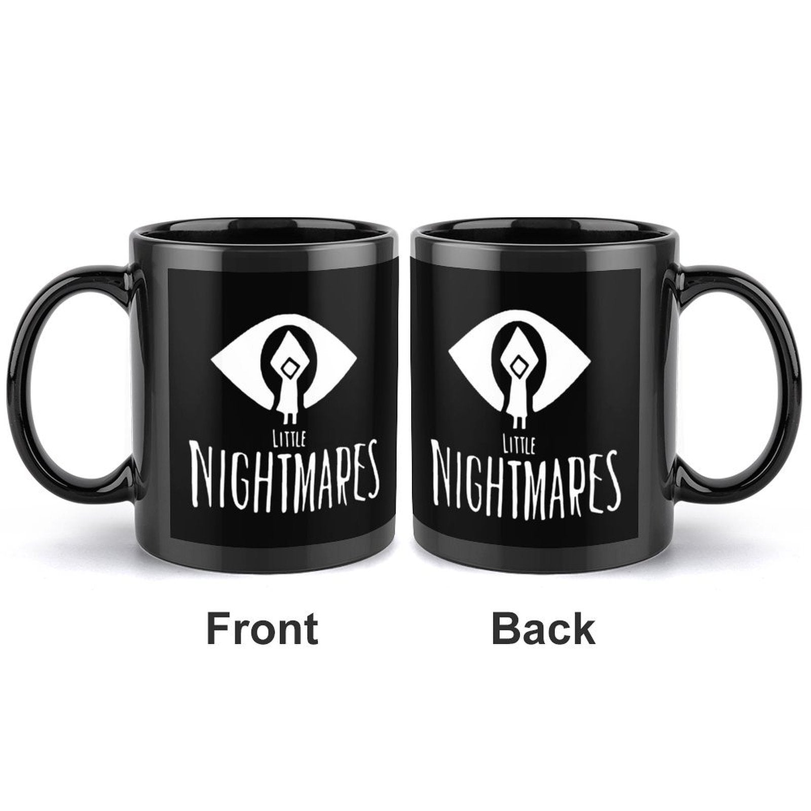 1pc Little Nightmares Video Game Mug - Officially Inspired Ceramic Coffee Cup with Iconic Characters & Logo, Hand Wash Only, Collectible Gift for Fans, Compatible with Little Nightmares 1 & 2