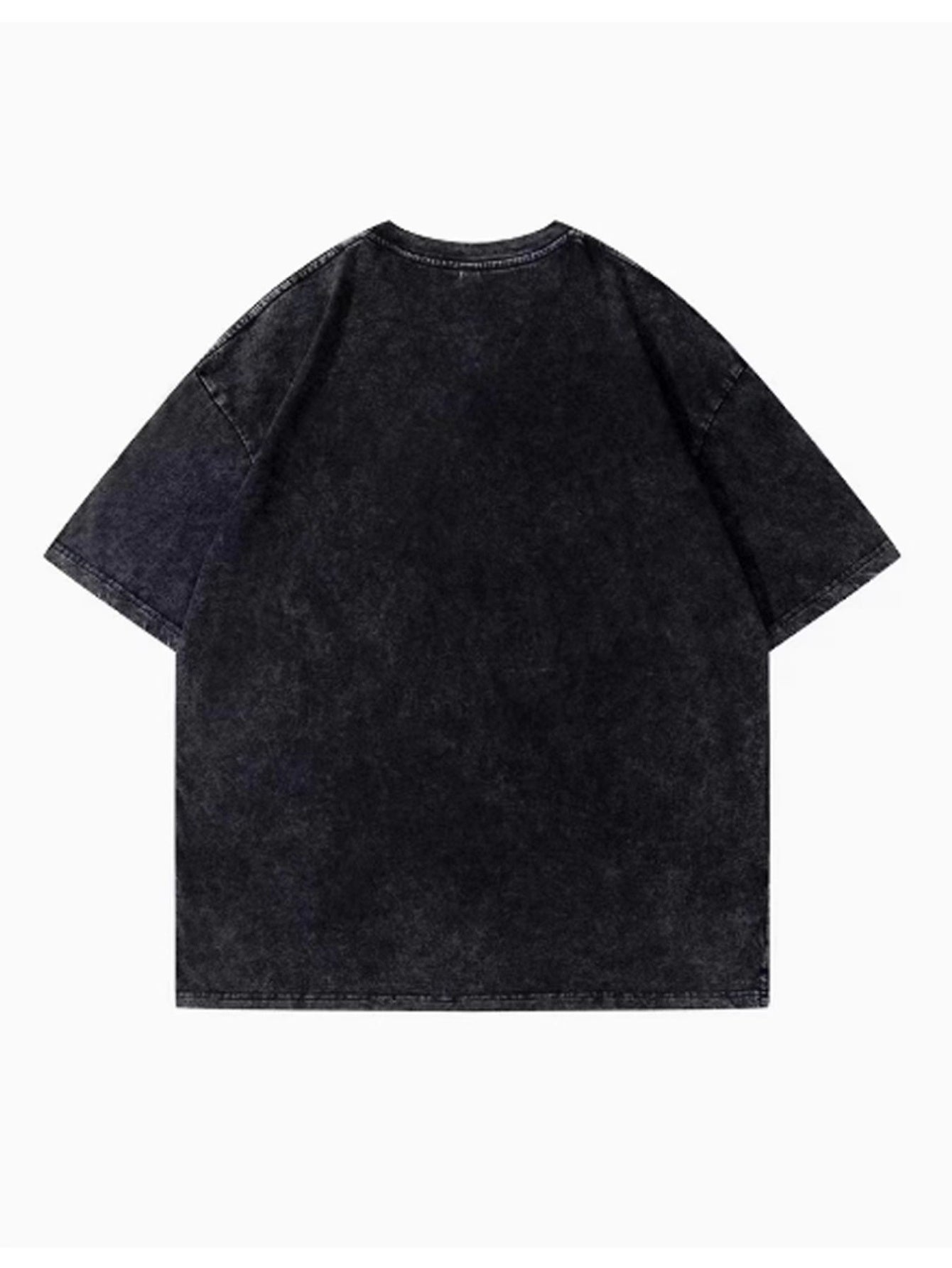 Minecraftes Creeper Big Face Vintage Washed T Shirts Fashion Tees Summer Short Sleeve O Neck Trendy Cool Casual Rendy Oversized