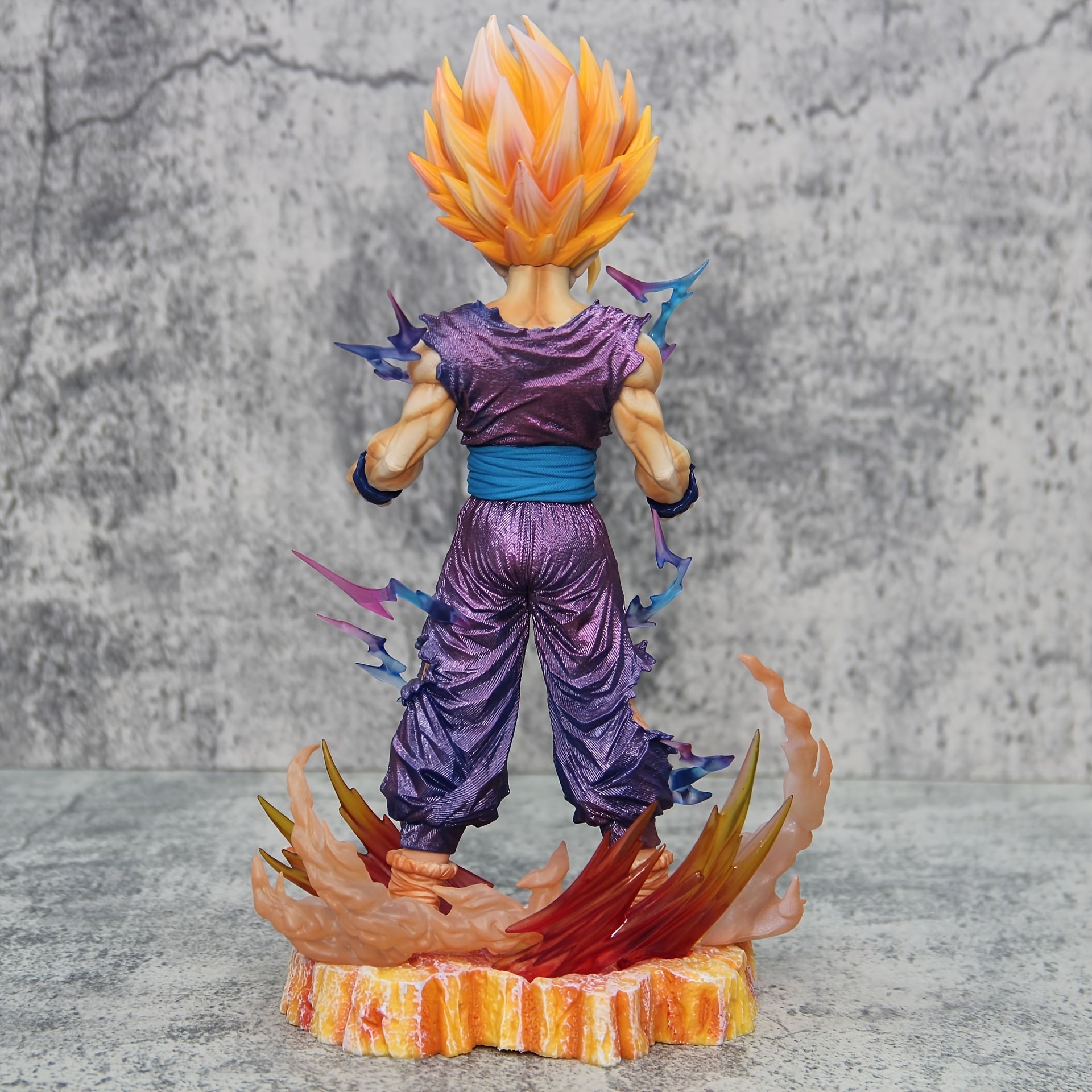 DRAGON BALL Son Gohan Figure - Super Saiyan Battle-Damaged Action Figure, Collectible Anime Statue with Dynamic Action Effects, PVC Figure for Display, for games, for movies, Gift for DBZ Fans (for & s)